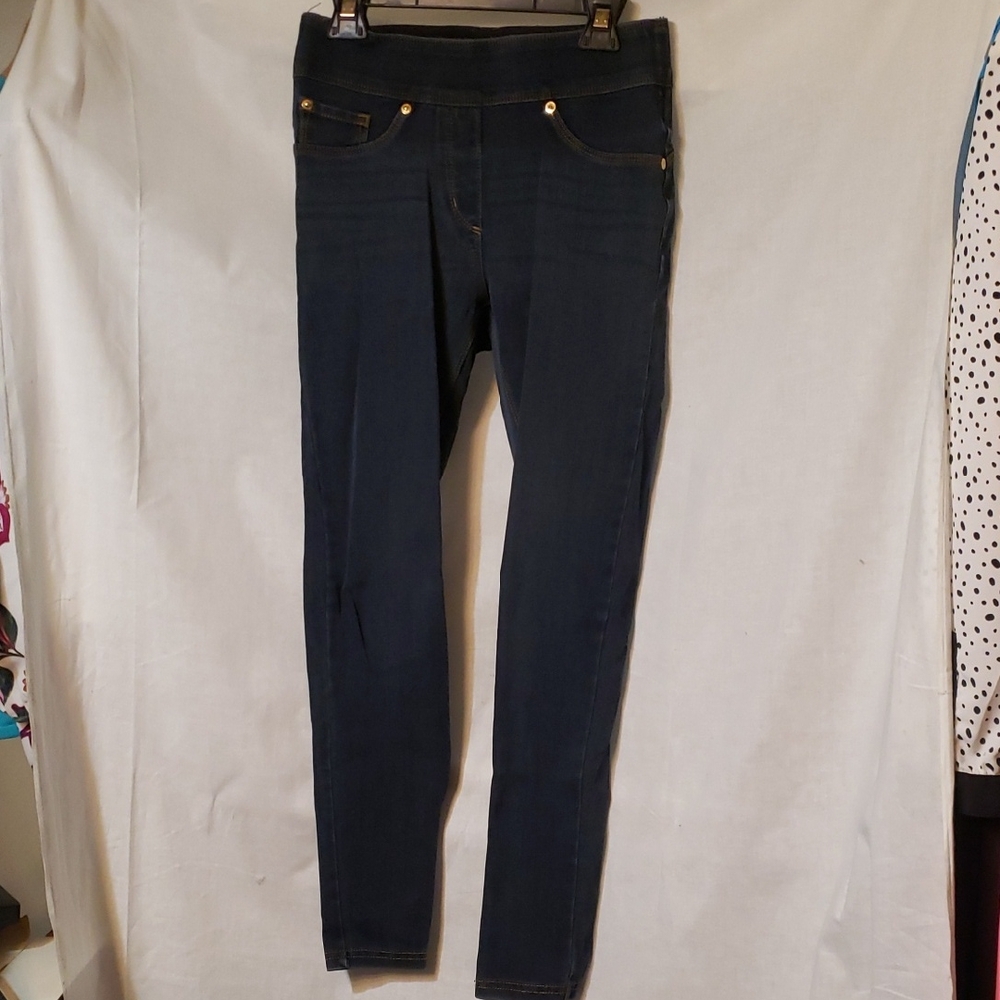 Peter Nygard Women's Luxe Denim Dark Blue Jeans